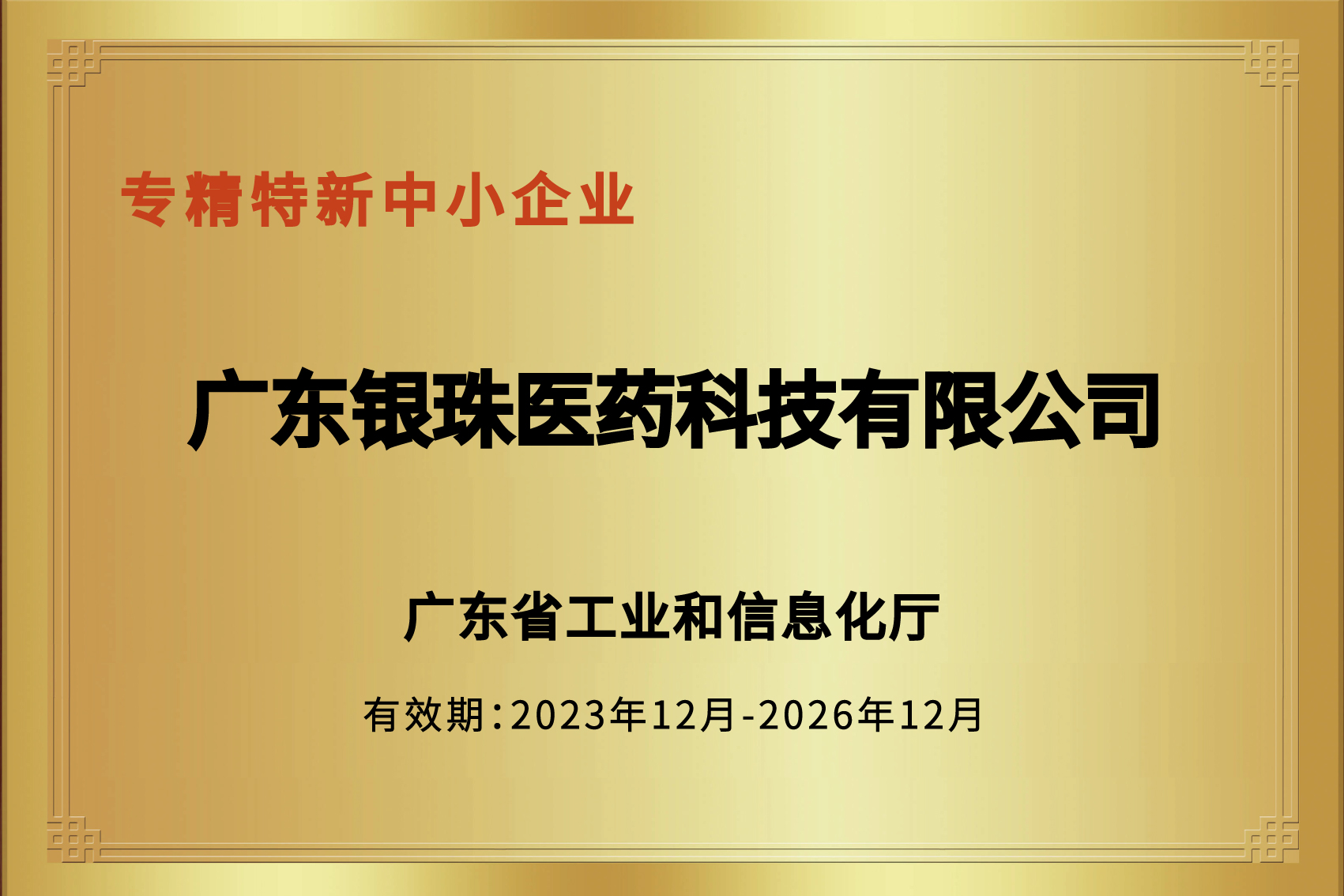 銀珠醫(yī)藥-專精特新中小企業(yè)牌匾.jpg